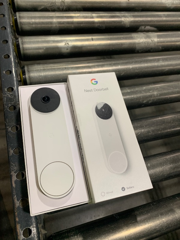 Photo 1 of Google Nest Doorbell (Battery) - Snow