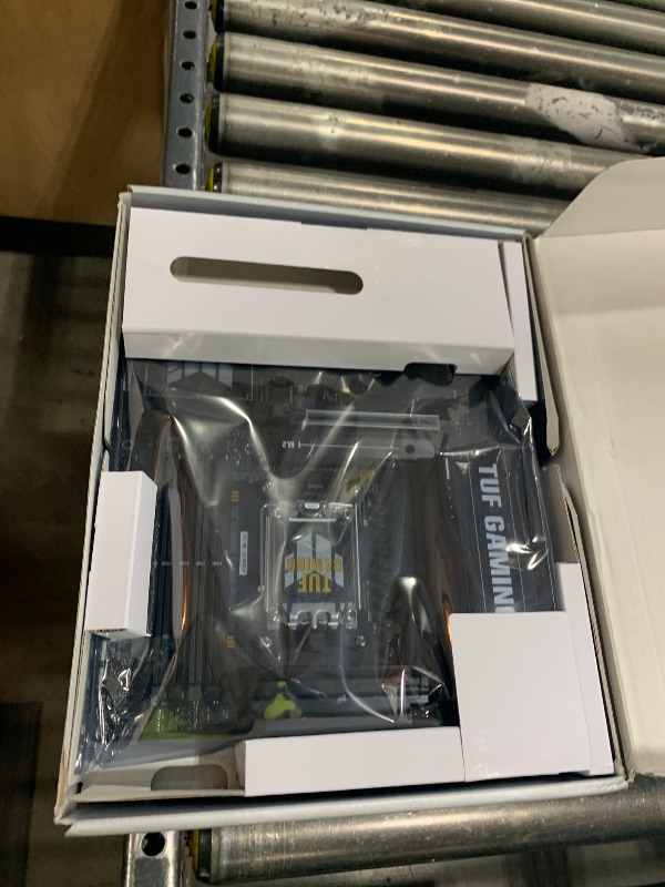 Photo 1 of ASUS TUF Gaming B650E-PLUS WiFi AMD B650 ATX Motherboard, 12+2+1 80A DrMOS Power Stages, DDR5, PCIe 5.0 Ready, 3X M.2, Wi-Fi 6E, 2.5Gb LAN, DisplayPort, HDMI™, USB Type-C, BIOS Flashback, Aura Sync