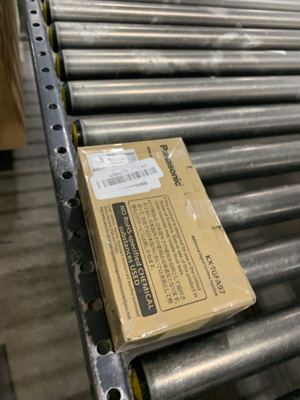 Photo 1 of Panasonic Additional Cordless Phone Handset, Advanced Call Block, Compatible with KX-TGF94x and KX-TGF97x Series - KX-TGFA97B (Black with Silver Trim)