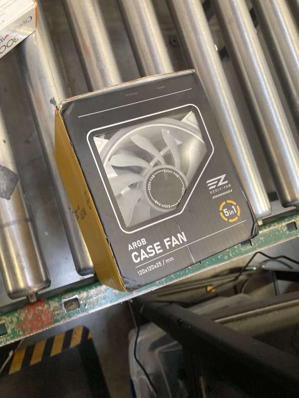 Photo 1 of EZDIY-FAB White Moonlight 120mm RGB PWM Case Fan with RGB PWM Fan Hub,5V Motherboard Sync,ARGB Computer Fan,Multiple Light Modes-5 Pack