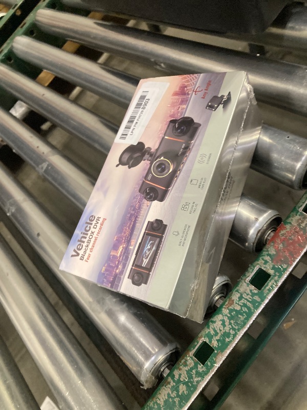 Photo 1 of 4K+1080P*3 FHD Dash Cam, 5GHz WiFi & App Control, 4 Channel 360° Car Camera Front Rear Inside & Left Right, G-Sensor, 8 IR Lamps Night Vision, 24H Parking Mode, Loop Recording, Includes 64GB SD Card