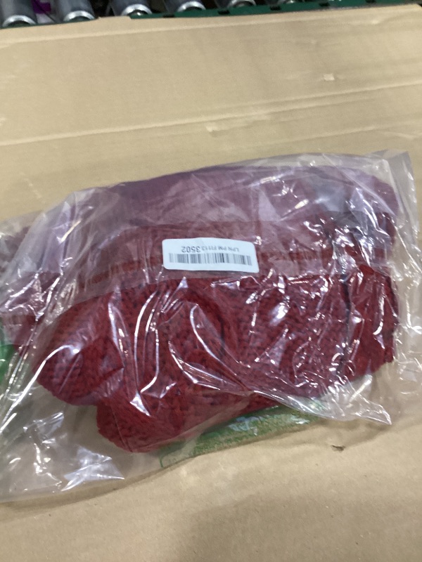 Photo 1 of 36 inch red Knitted Christmas Tree Skirt: Small Thick Cable Knit Round Tree Skirt for 4ft 5ft Tree Rustic Neutral Farmhouse Neutral Christmas Decor Tree Base Cover Xmas Home Decorations