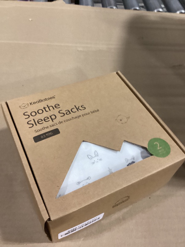 Photo 1 of 2-Pack Organic Baby Sleep Sacks, 100% Cotton - Soft & Breathable 0.5TOG Baby Wearable Blanket, Toddler Sleeping Sack 6-18 months, Easy to Wear Transitional Swaddles for Newborns, Infants (Nordic, M)