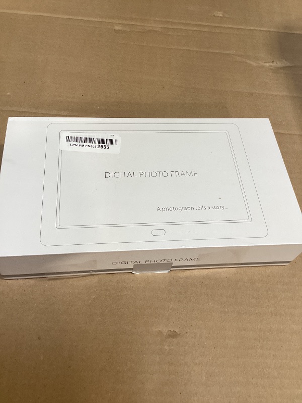Photo 1 of Digital Picture Frame with Remote Control Slide Show Photo Frame Support 1080P Video Adjustable Brightness 16:9 Widescreen