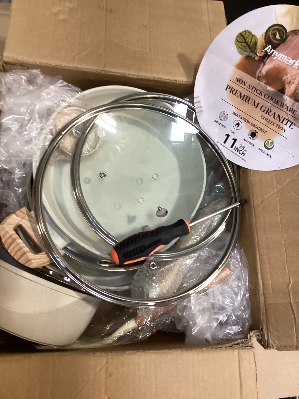 Photo 1 of 16PCS Pots and Pans Set Non Stick Cookware Set Nonstick with Cooking Set