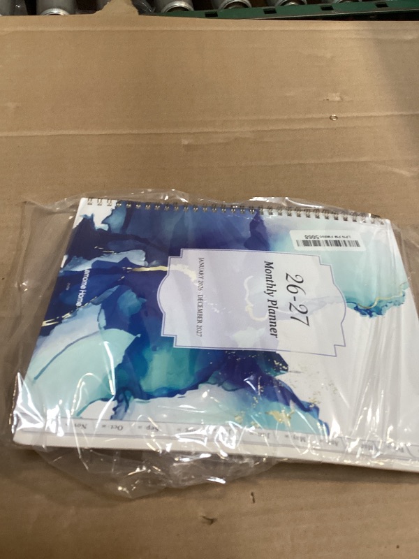 Photo 1 of 2026-2027 Monthly Planner/Calendar - January 2026 - December 2027, 9" × 11", 2 year calendar 2026-2027 monthly planner with Flexible Cover + Pockets - Waterink