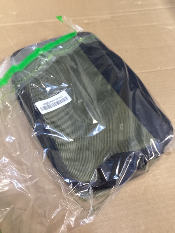 Photo 1 of 12-Inch Small Heavy Duty Tool Bag, 1680D Green Zippered Organizer with 3 Compartments & Multi-Pockets for Electricians, Mechanics, DIY, Grill & Camping Tools Storage, EDC Gear Utility Pouch