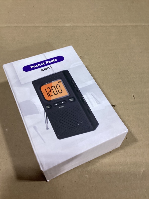 Photo 1 of 2000mAh Rechargeable AM FM Radio with Bluetooth Portable Transistor Pocket Radio with Best Reception Digital Tuning, Flashlight,LCD Screen,Earphone Jack, Sleep Timer and Alarm Clock for Jogging