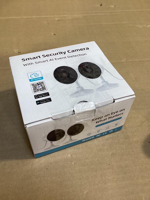 Photo 1 of [5G & 2.4G] Indoor/Outdoor Security Camera for Home, Baby/Elder/Dog/Pet Camera with Phone App, Wi-Fi Camera w/Spotlight, Color Night Vision, 2-Way Audio, 24/7, SD/Cloud Storage, Work w/Alexa, 2Pack