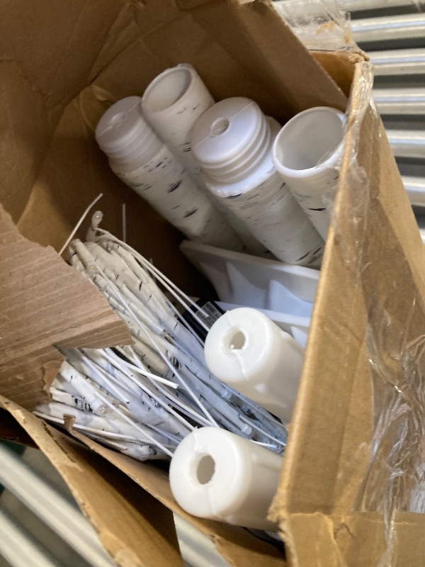 Photo 1 of 4-Pack 4FT Lighted Birch Trees (Higher Size & Floor Standing), 192 LED Twinkling Birch Christmas Tree Lights for Indoor & Outdoor, 2 Modes Warm White Tree Lights for Christmas Thanksgiving Home Decor