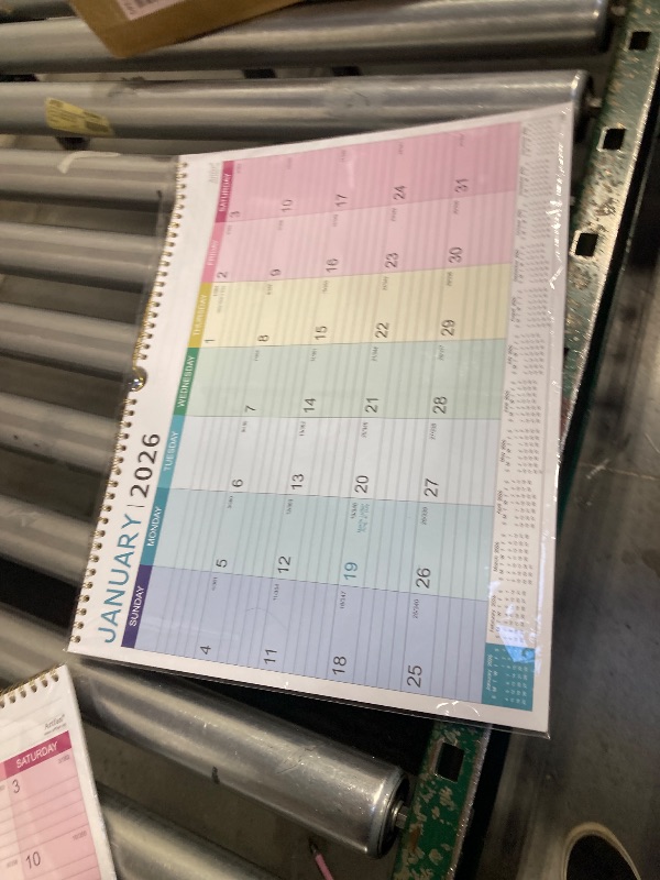 Photo 1 of 2026 Calendar - 2026 Wall Calendar, January 2026 - December 2026, 12 Monthly Calendar with Thick Paper, 15" x 11.5", Hanging Hook - Colorful Lump