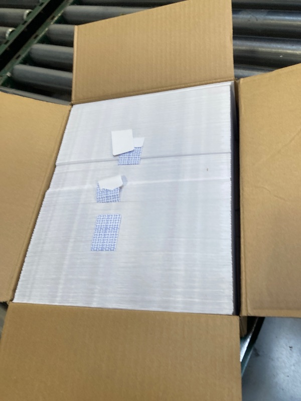 Photo 1 of 500#9 Double Window Security Envelopes, PANDRI NO.9 Self Seal White Envelopes Designed for Invoices, Business Statements & Documents - Number 9 Size 3 7/8 Inch X 8 7/8 Inch - 24 LB