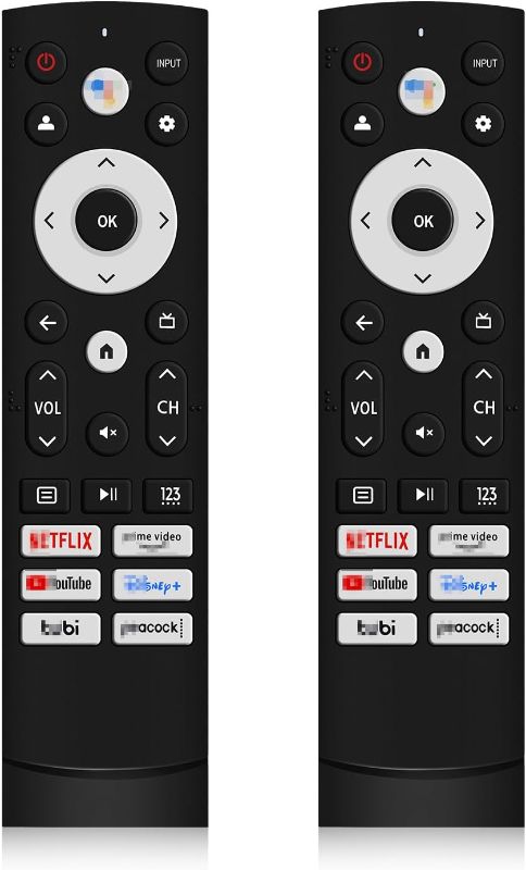 Photo 1 of 2 PC Replacement Remote Control for Hisense Smart Google TV Series,for UHD 4K ULED Google TVs,for Mini-LED ULED 4K TV Series?No Voice?
