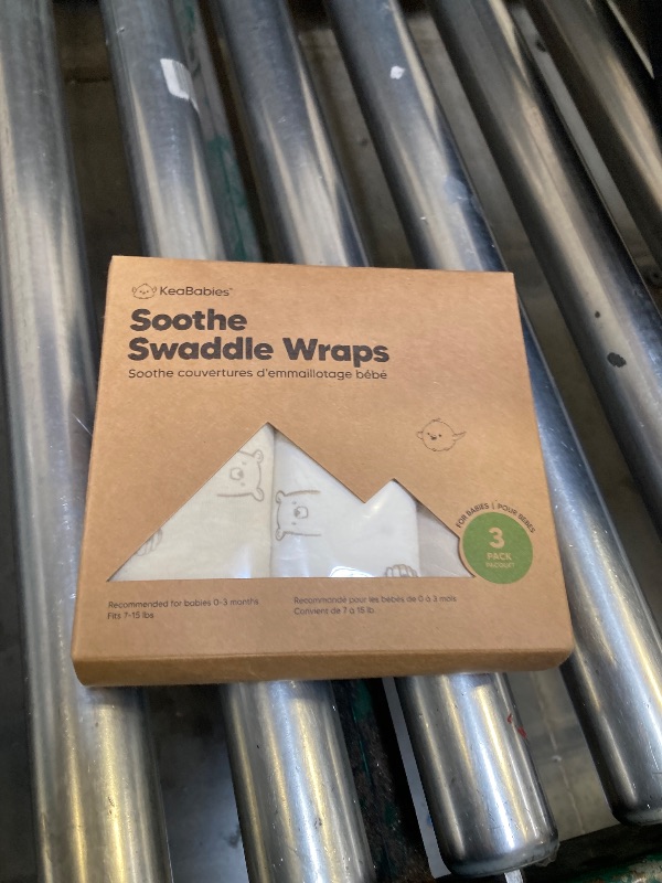 Photo 1 of 3-Pack Organic Baby Swaddle Sleep Sacks - Swaddles for Newborns, Infant 0-3 Months, Baby Girls, Boys, Soft & Snug Newborn Sleep Sack, Nursery Swaddling Blankets (Bumble Bear)