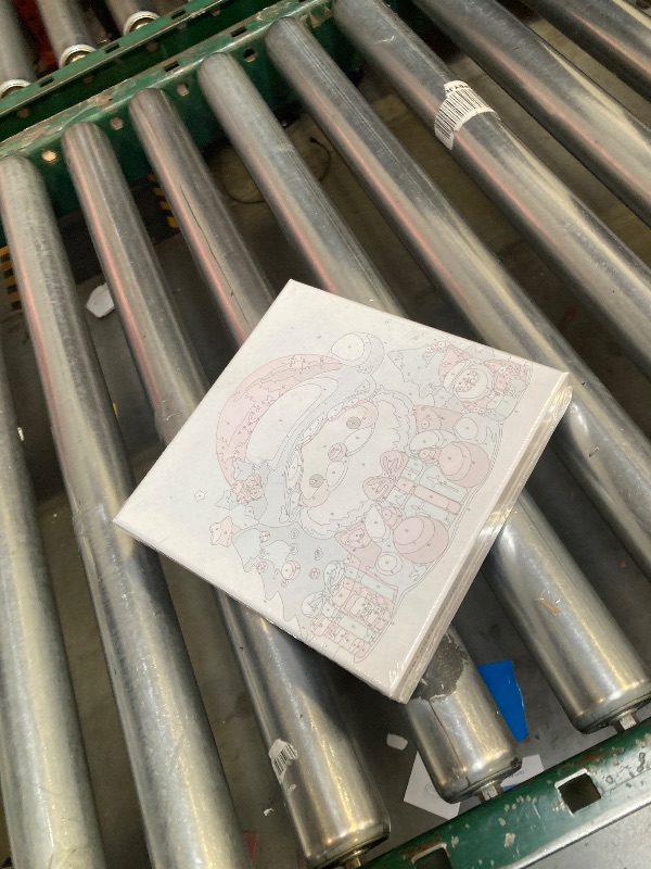 Photo 1 of 2 Pack Christmas Paint by Number for Kids with Wooden Frame, Paint by Numbers for Kids Beginner Ages 4-8-12, Easy Painting with Numbers DIY Acrylic Oil Painting Kits for Home Wall Decor (8X8 inch)