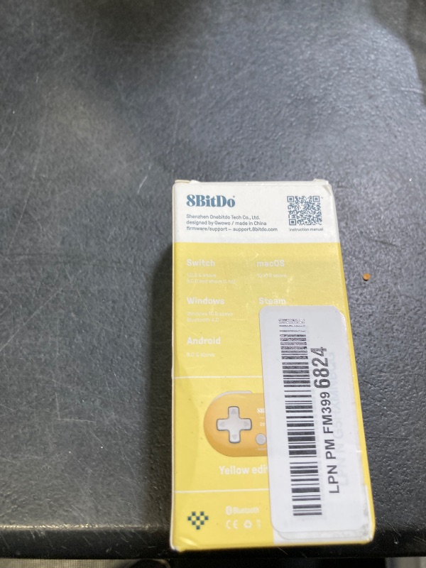 Photo 1 of 8Bitdo Zero 2 Bluetooth Gamepad Keychain Sized Mini Controller for Switch, Windows, Android, macOS & Raspberry Pi(Yellow Edition)