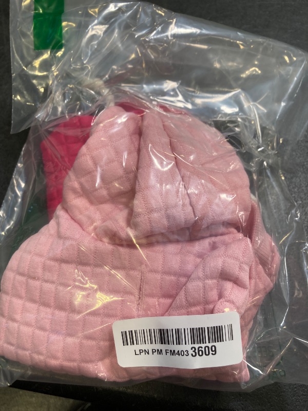 Photo 1 of 2 Pack Dog Hoodie Sweaters for Small Medium Dogs Warm Dog Clothes for Large Dogs Soft Waffle-Like Laminated Sweatshirt Bulldog (Pink+Rose, XXS (Back: 8",Chest: 11", Neck: 7.9"))