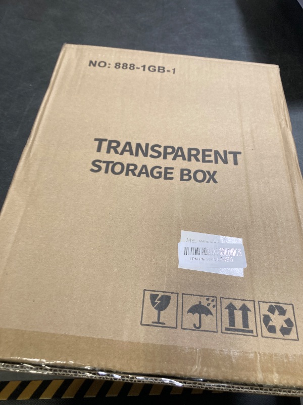 Photo 1 of Acrylic Display Case with an Adjustable Divider, 2 Tiers XXX-Large Boot Shoe Storage Boxes Clear Plastic Stackable Storage Bin with Lids Super Large Clear Display Box for Shoes, Collectibles