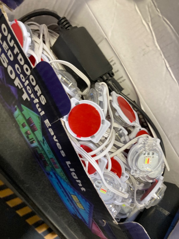 Photo 1 of 150FT Permanent Outdoor RGB Lights - Waterproof Smart LED Eaves Lights with App/Remote Control, Music Sync & DIY Scenes, Perfect for Christmas, Halloween, Parties & Daily Decor, Ideal for House Roof