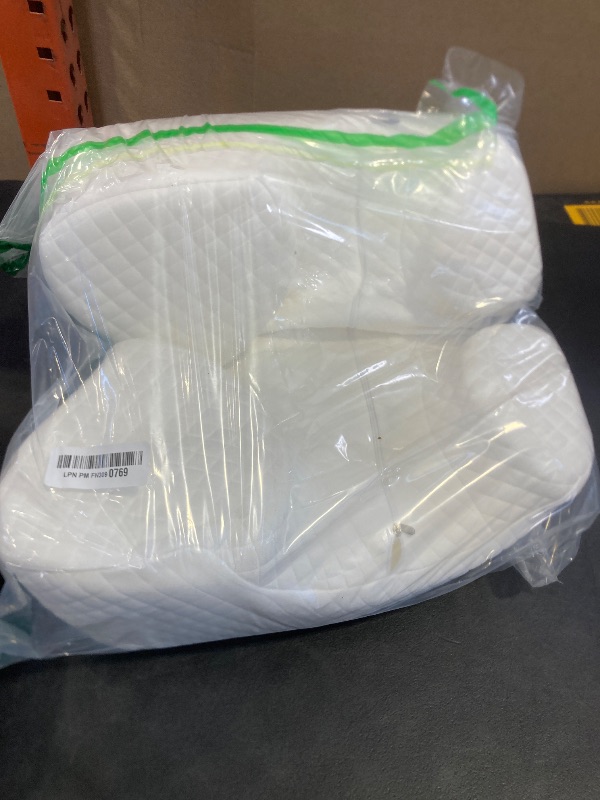 Photo 1 of Eliteguard Side Sleeper Pillow with Arm Hole, Shoulder Relief System, Arm Pillow for Neck and Shoulder Pain, Premium Memory Foam, Suitable for Side, Back and Stomach Sleepers - Grey