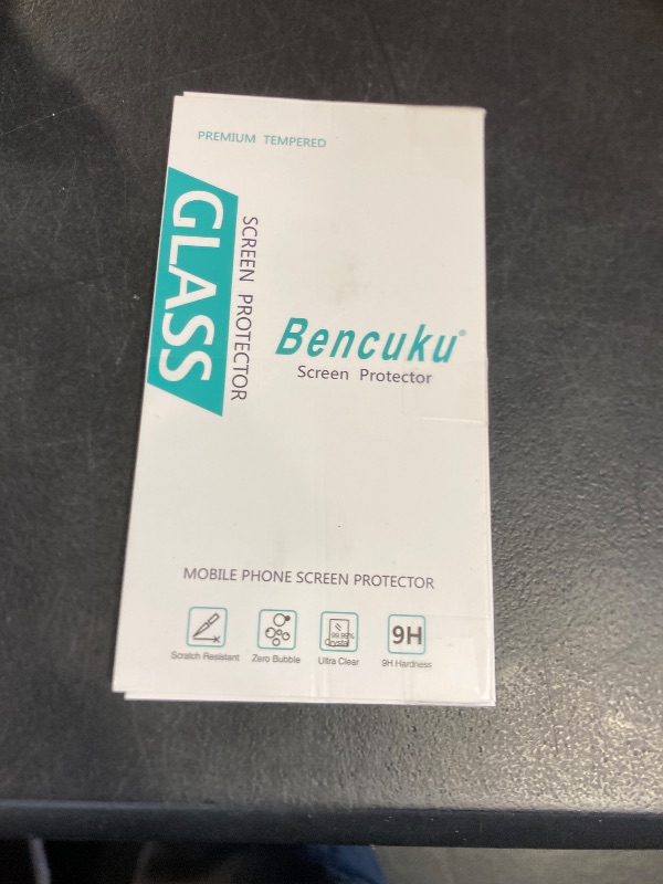 Photo 1 of Bencuku 2 Pack Screen Protector for iPhone 16e (2025) 6.1 Inch Tempered Glass with 2 Pack Camera Lens Protector, Anti Scratch, Bubble Free