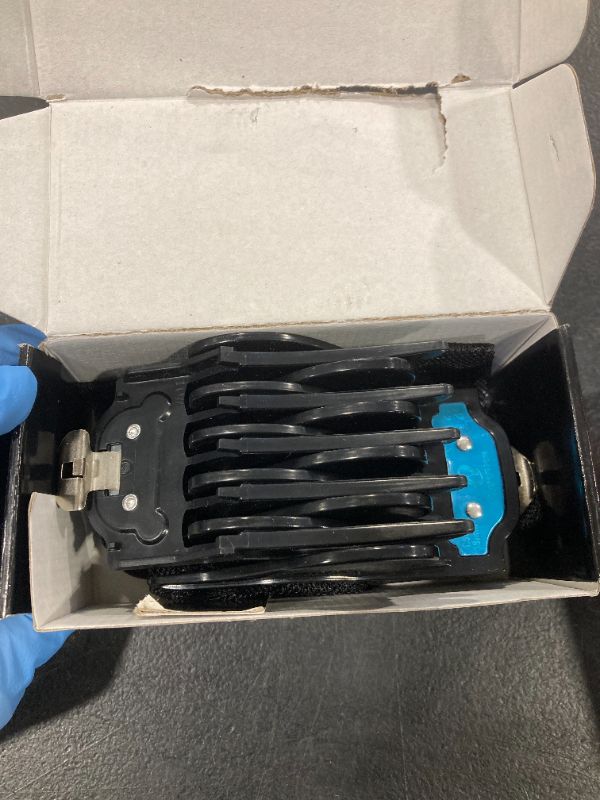 Photo 1 of CR8GR8 Professional Hair Clipper Combs Guides, Hair Clipper Guards 1 & 1/4" 1 & 1/2" 2", Mega NO.16 NO.12 NO.10 fits for Most Wahl Clippers(Black)