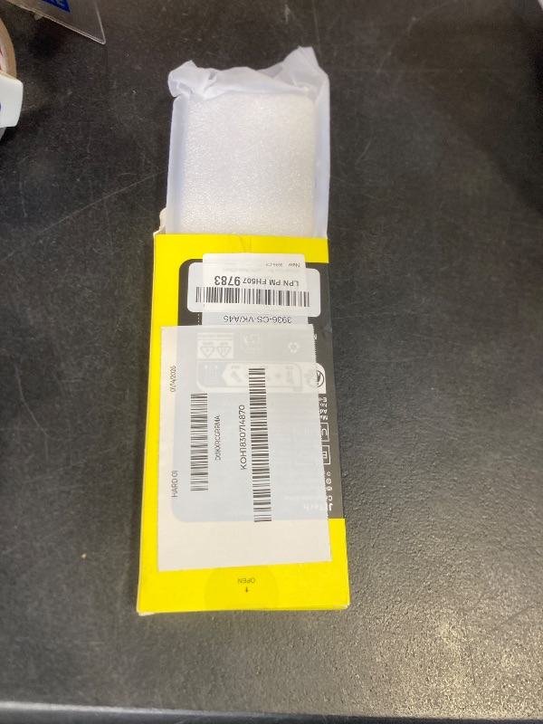 Photo 1 of JETech Case for Samsung Galaxy S22 5G 6.1-Inch, Non-Yellowing Shockproof Bumper Protective Phone Cover, Anti-Scratch Hard PC Back (Clear)