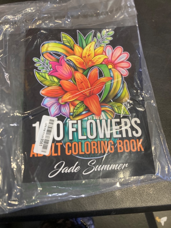 Photo 1 of 100 Flowers: An Adult Coloring Book with Bouquets, Wreaths, Swirls, Patterns, Decorations, Inspirational Designs, and Much More!