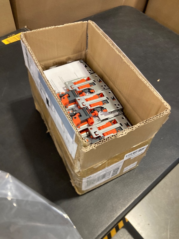 Photo 1 of 6 Pairs of 12 Inch Undermount Soft Close Drawer Slides Full Extension Concealed Drawer Rails with Mounting Screws,3D Locking Device and Brackets