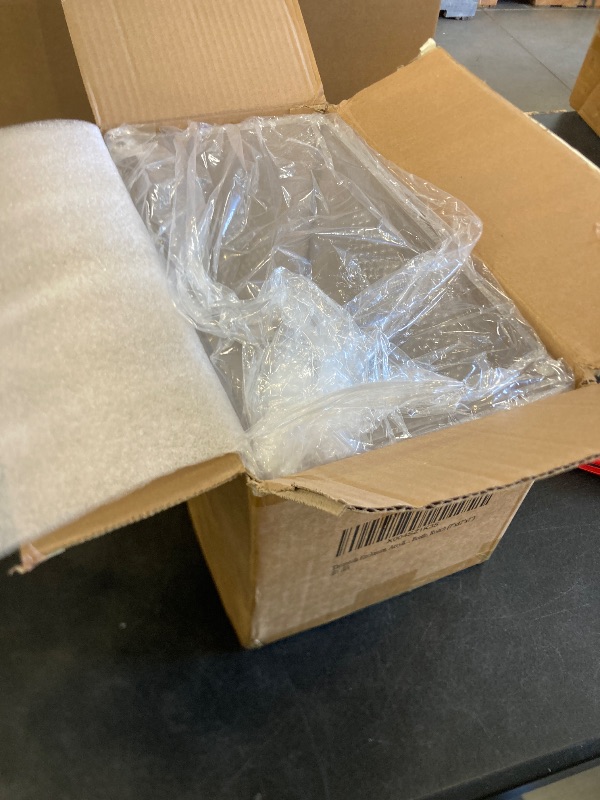 Photo 1 of Acrylic Reptile Terrarium, Pre-Assembled Tarantula Enclosure with All-Side Ventilation & Magnetic Door, Tank for Spider, Gecko, Mantis, Frog, Snail, Isopods, 12"x7"x7" (Tweezer & Hygrometer Included)