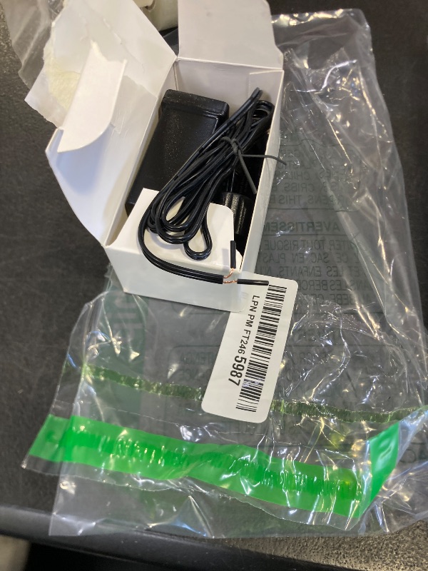 Photo 1 of 30V 0.2A Class 2 Power Supply, Waterproof UL Certified IP44 Low Voltage Transformer with 1.2 Meters Extension Cable for 6W Christmas Lights, LED String Lights, Inflatable Holiday Decorations Outdoor