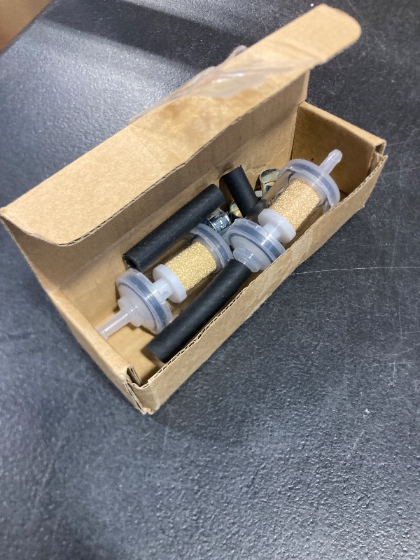 Photo 1 of ZTUOAUMA Diesel Fuel Filter Kit with Clamps and Hoses with 297 Micron Bronze Element Compatible with Webasto Eberspacher Parking Heater Fuel System