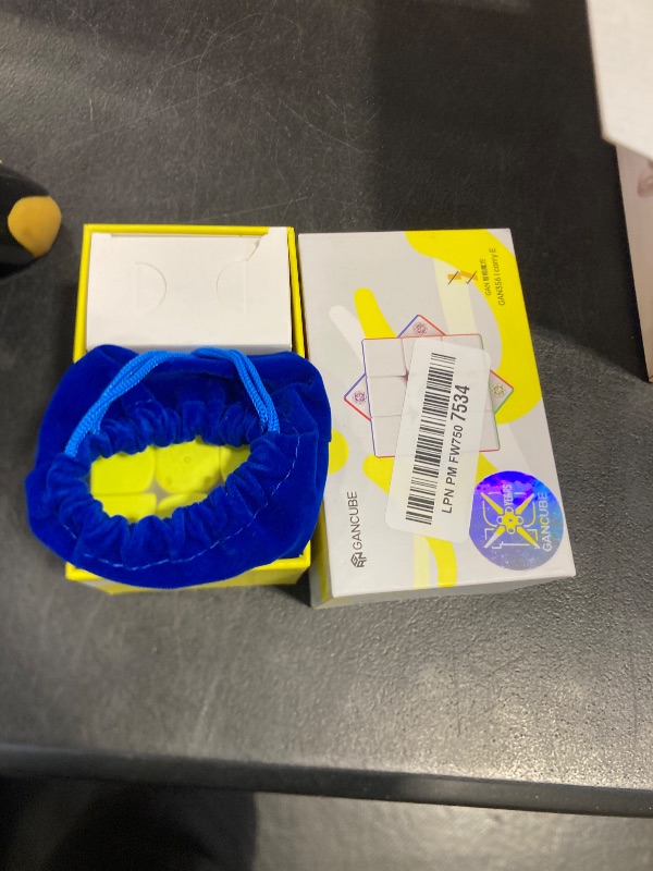 Photo 1 of GAN 356 i Carry E, Smart Speed Cube 3x3 Magnetic Connected Electronic Bluetooth Speedcube for Kids Adults Timer Tracking Movement Steps with App Online Competition, Battery Replaceable Frosted Version