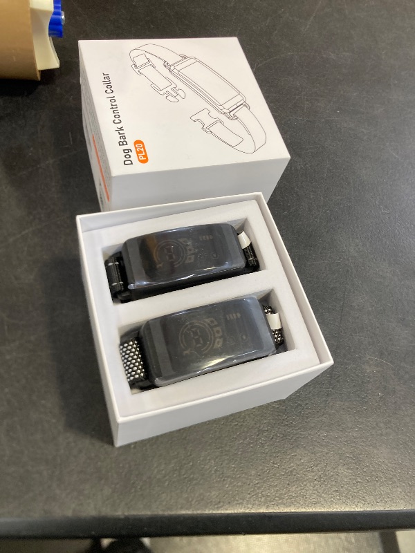 Photo 1 of Bark Collar, 2 Pack Smart Dog Bark Collar for Large Medium Small Dogs, Anti Barking Device for Dogs Training Collar with Beep Vibration Harmless Shock, 5 Adjustable Sensitivity (Black)