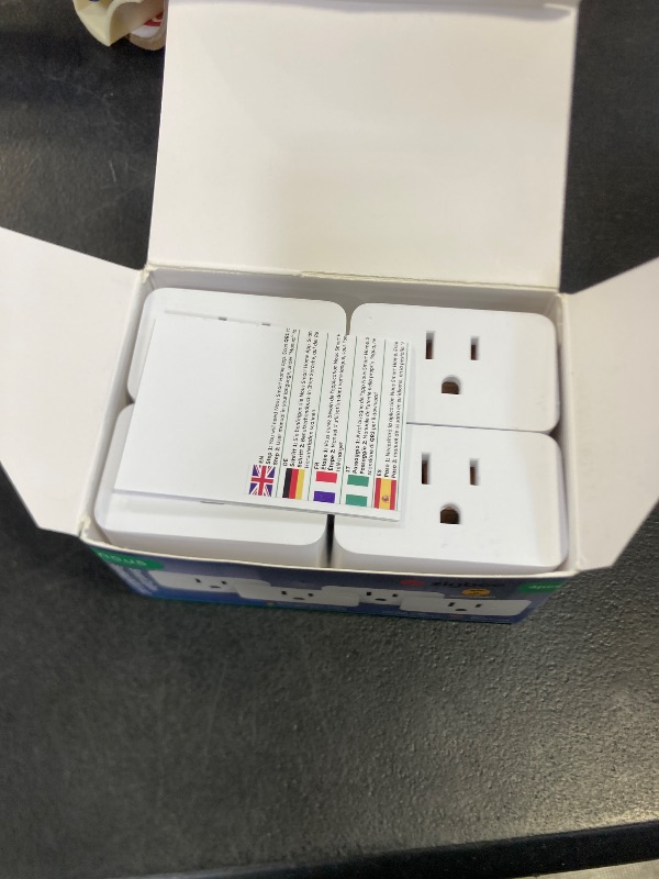 Photo 1 of ?????? Smart Plug, Energy Monitoring, ?????? ??? Required, ETL Certified, Compatible with Alexa, Google Home, Home Assistant, SmartThings, Remote App Control, Smart Outlet, 4 Pack