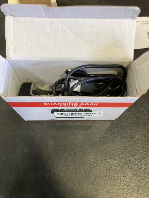 Photo 1 of 2-in-1 Charger Station for Wii/Wii U Remote Controller, with 2 pcs 2800mAh Rechargeable Battery Packs, USB Plug and USB Cable, 2 Port Charging Station for wii Controller (Remote not includedd)-Black