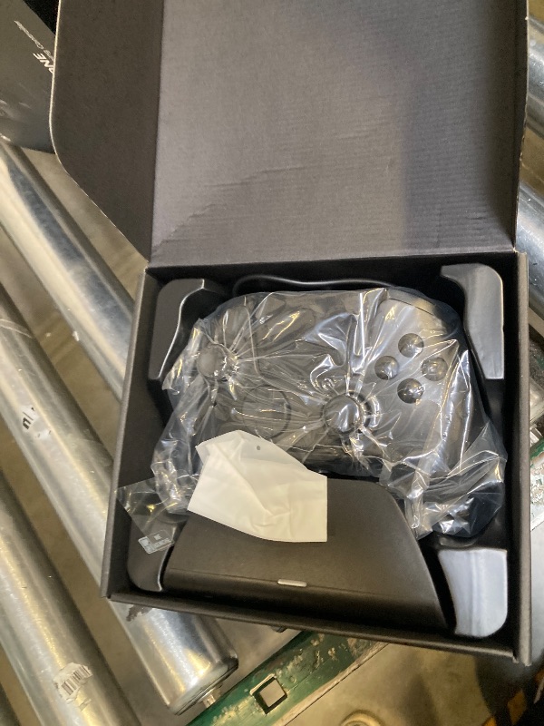 Photo 1 of ManbaOne Interactive Screen Wireless Gaming Controller for PC/Switch/Switch 2/iOS/Android,Hall Effect Stick & Trigger,RGB Lighting,Remappable Buttons,1800mAh with Charging Dock (Black)