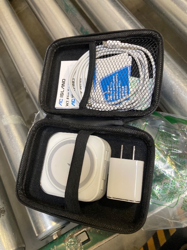 Photo 1 of 5-in-1 Wireless Charger for MagSafe, AC ISLAND Portable Travel Charging Station, 35W Max Fast Foldable Magnetic Stand, Evolved for iPhone 17-12 & Air Series, Apple Watch, AirPods (with 35W Adapter)