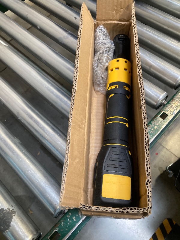 Photo 1 of 1/2 Inch Cordless Ratchet Wrench Compatible with DeWalt 20V Max Battery, 74Ft-Lbs (100N.m) High Torque, Brushless Motor, 0-400RPM Variable Speed, 7 Sockets, 1/2" to 3/8" Adapter, 3" Extension Bar