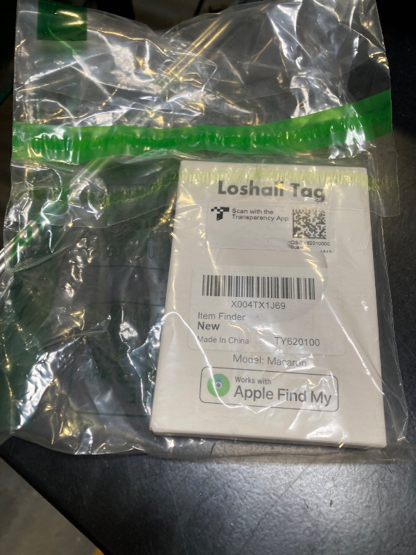 Photo 1 of 2025 Air Tracker Tags-4 Pack Bluetooth Tracker for Apple Find My app (iOS Only) Keys Finder, Smart Tag, Item Locator for Luggage, Backpack, Suitcases, Replaceable Battery (Black, 4 Pack)