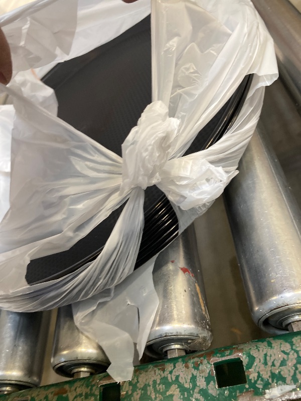 Photo 1 of Yesdate 6 Pack Restaurant Serving Trays, 13.5 Inch Plastic Black Round Server Tray, Non Slip Cafeteria Tray