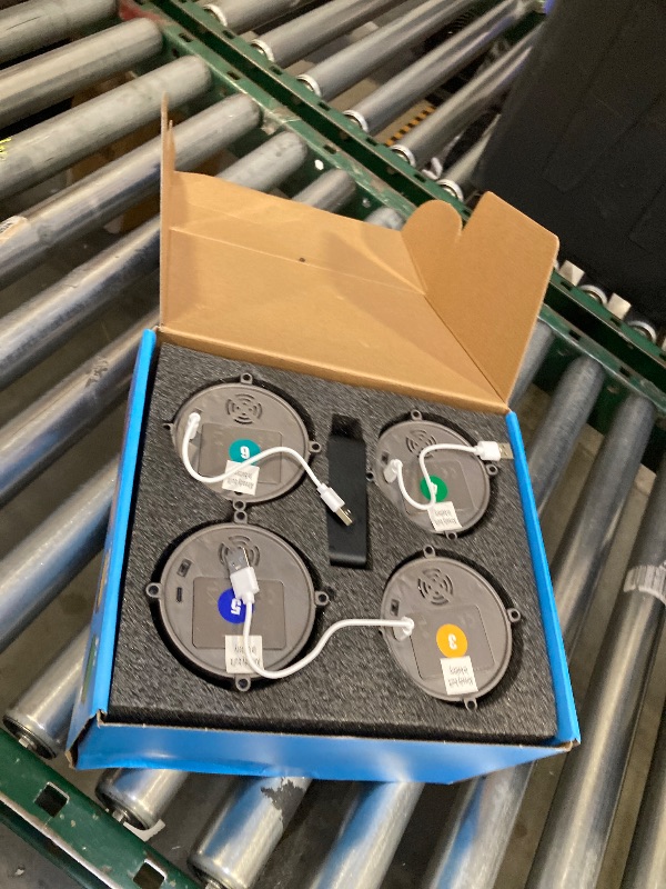 Photo 1 of Joyublly Buzzers for Trivia Games, Rechargeable Answer Buzzers for Classroom with Light, Show Who Buzzed First, 4 Modes, 50m(164Ft)-Buzzer System for Game Show, School, Jeopardy, Family Feud Night