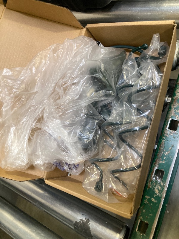 Photo 1 of 2 PCS Christmas Tree Topper Holder, Universal Twist On Tree Topper Stabilizer Fits All Base Types, Metal Green Support Rod with Adjustable attachments to stabilize Seasonal Treetop Ornaments