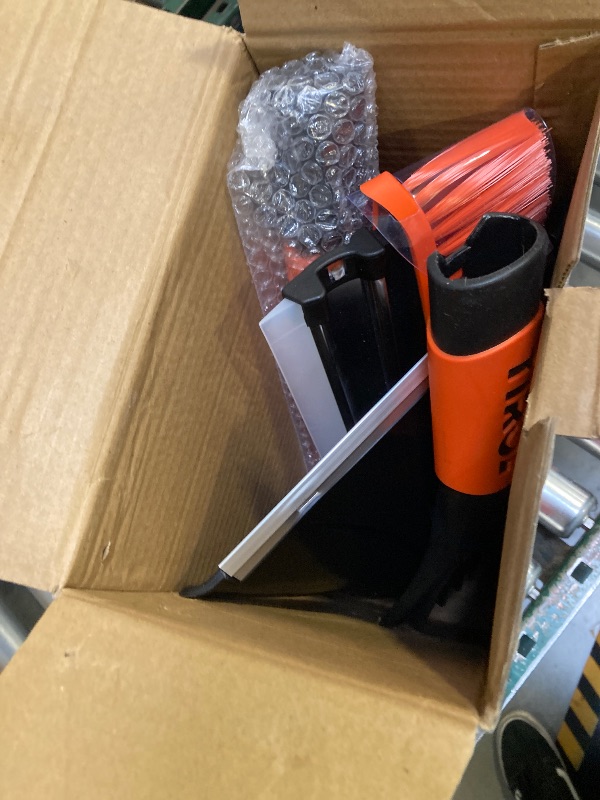 Photo 1 of 42'' Ice Scraper and Extendable Snow Brush Emergency Snow Shovel Snow Broom with Foam Grip 180° Pivoting Brush Head Snow Scraper for Cars, Trucks, SUVs, Vehicle