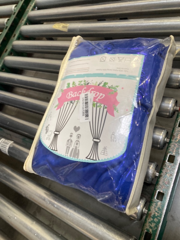 Photo 1 of 20ftx10ft Royal Blue Sequin Backdrop Curtain Panels for Parties, 4 Panels Wrinkle Free Glitter Photo Backdrop Drapes Shimmer Back Drop Cloth for Wedding Birthday Christmas Photography Background