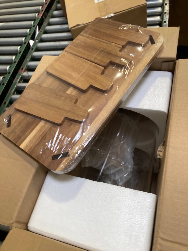 Photo 1 of 2 PCS 1.5 Gallon Drink dispenser, Glass Beverage Dispenser With Wood Stand, Large Water Drink Dispensers for Parties With Stainless Steel Spigot, Ideal for Lemonade,Juice, Tea, and Party Drinks