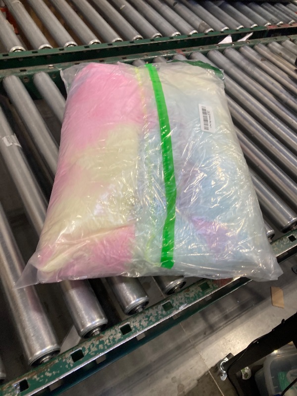 Photo 1 of JOLLYVOGUE Calming Dog Bed for Small Dogs - 23 inches Donut Washable Small Dog Bed for Kittens & Puppies, Anti-Slip Round Fluffy Plush Faux Fur Cat Beds (Fits up to 25 lbs Pets, Rainbow)