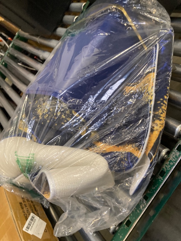 Photo 1 of 25PCS Bathroom Accessory Set, Navy Blue Bathroom Set with Large-Capacity 4 Gallon Trash Can,Bathroom Rugs Set, Waterproof Shower Curtain, Toilet Brush, Toothbrush Holder & Soap Dispenser