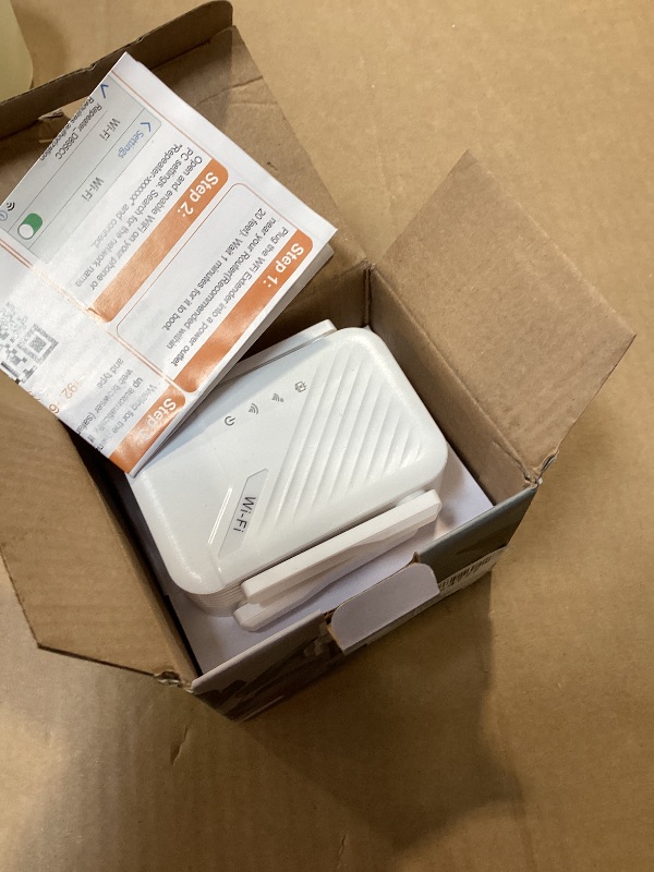 Photo 1 of 2025 WiFi Extender Signal Booster, Internet Extender for Home, Long Range WiFi Repeater with Ethernet Port, Wireless Router Amplifier Easy Setup, Wide Compatibility