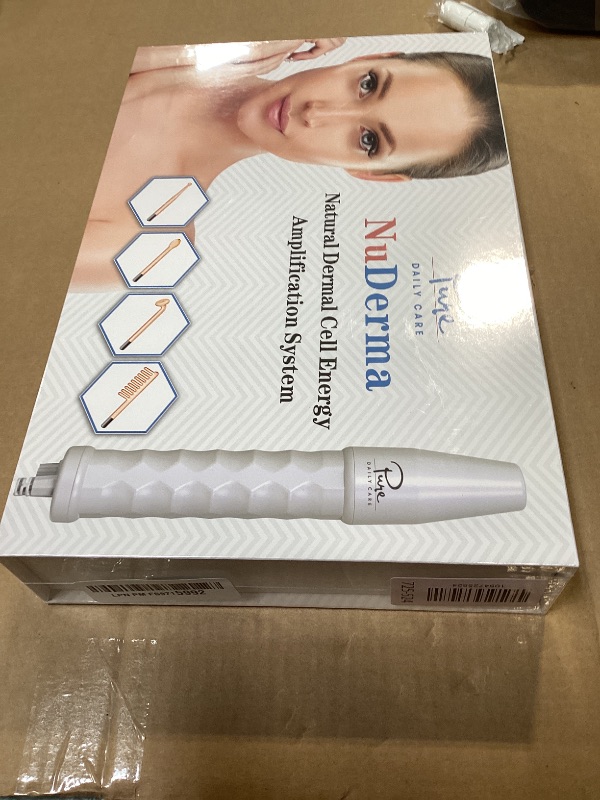Photo 1 of Pure Daily Care NuDerma Handheld Skin Therapy Wand Machine w/Neon – Anti-Aging - Skin Tightening - Wrinkle Reducing - Dark Circles – Clarifying - Hair & Scalp Stimulator